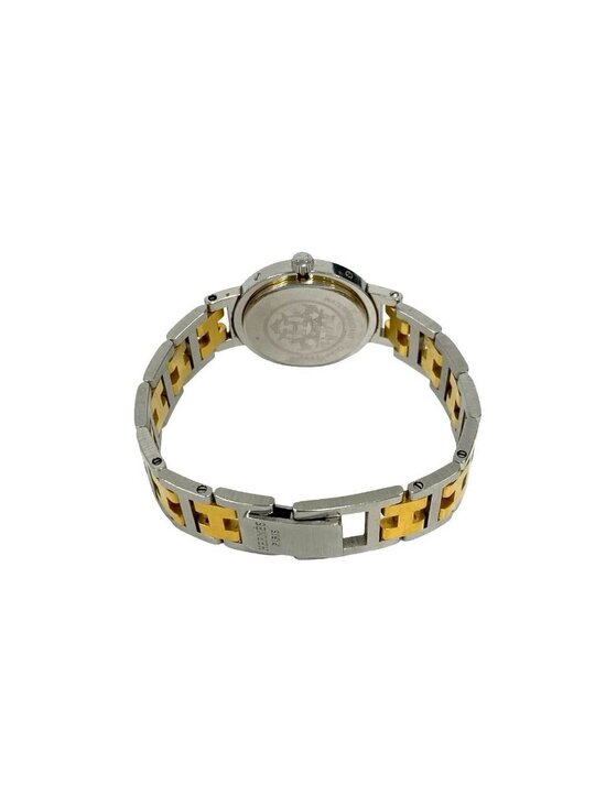 Hermes Clipper Stainless Kuo Watch Gold Silver main image 4